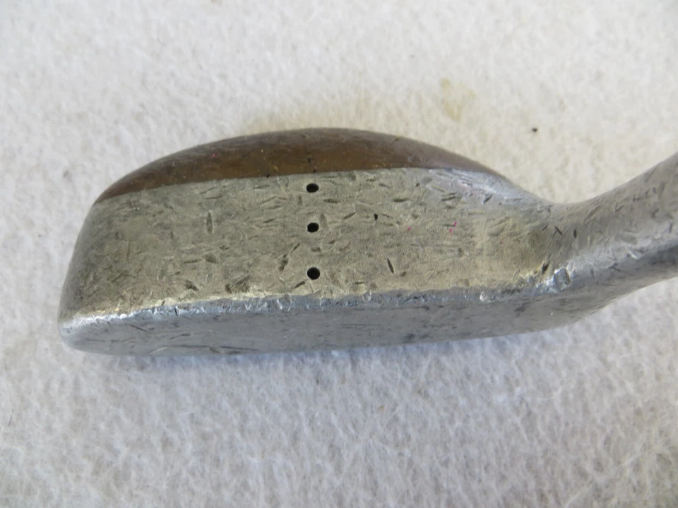 VINTAGE FRANK JOHNSTON MODEL 107 COMBO PUTTER STEEL SHAFT 34" RH - Image 3 of 4