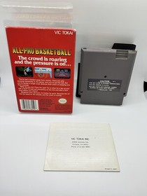 All Pro Basketball  Authentic Complete  Nintendo NES CIB Nice!