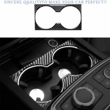 For Benz ML GL 2012-2016 Real Carbon Fiber Center Console Water Cup Holder Panel