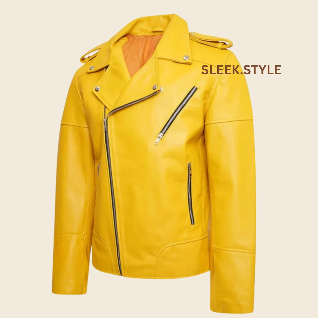 New Mens Leather Jacket Classic Wear Motorcycle Soft Trendy Genuine Lambskin