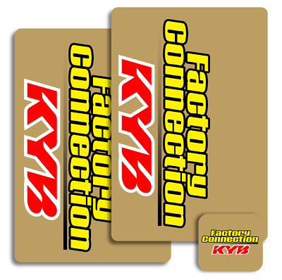 Factory Connection KYB Fork Decals CRF YZF KX Motocross (Multiple