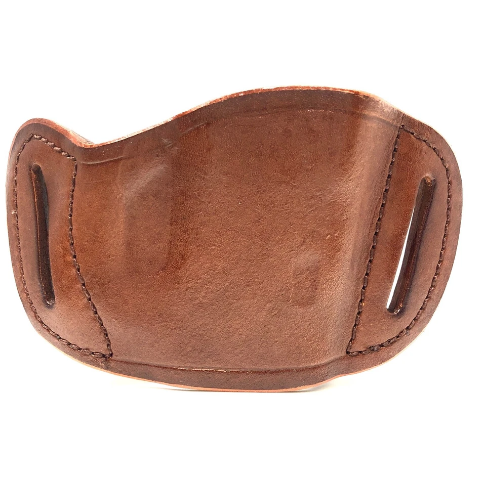 Funda de pistola deslizable de cinturón de cuero para Smith & Wesson Sigma Series Rt mano marrón Foto 4 de 4