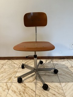 Vintage Danish Modern Kevi Swivel Task Chair By Jorgen Rasmussen Made In Denmark
