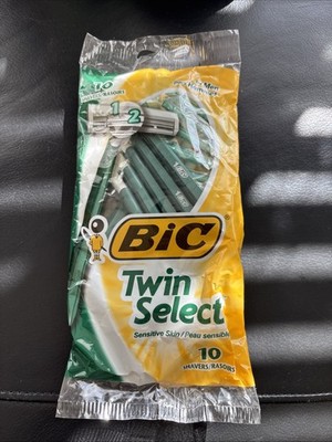 Bid Twin Select Shavers- 10 Pack - New - For Sensitive Skin