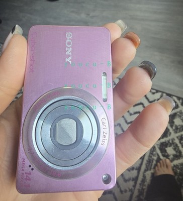 Sony Cyber-shot DSC-W350 Camera 14.1MP 4x Optical Zoom Pink Date/Time Stamp