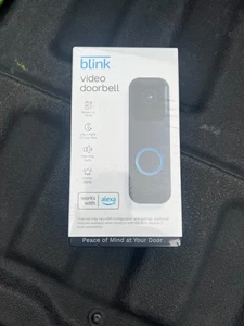 BLINK Sonnette de porte vidéo HD 1080p Audio bidirectionnel compatible Alexa WiFi NEW IN BOX.