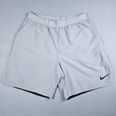 Nike Flex Vent Max 2.0 Shorts Mens Large Gray 7'' Inseam Dri-Fit Gym Linerless