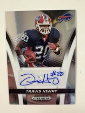 TRAVIS HENRY 2025 Prizm Black Silver Flashback AUTO SP NICE!