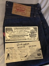LVC Levi’s Vintage Clothing 501 1976 Raw Selvedge Denim Jeans32x32 New!