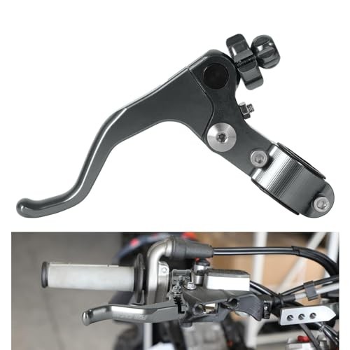  7/8‘’ 22mm Universal Motorcycle CNC Short Stunt Clutch Lever Aluminum Titanium - Picture 4 of 6