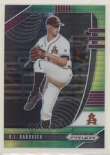 2020 Panini Prizm Draft Picks Green & Yellow Hyper RJ Dabovich #PDP114 7iu