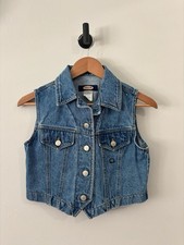 Vintage Jordache Girls Denim Vest 8/10