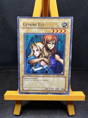 Yu-Gi-Oh! Gemini Elf SD6-EN004 1st Edition Common MP