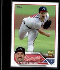 2023 TOPPS SERIES TWO SPENCER STRIDER ATLANTA BRAVES #602 GOLD CUP