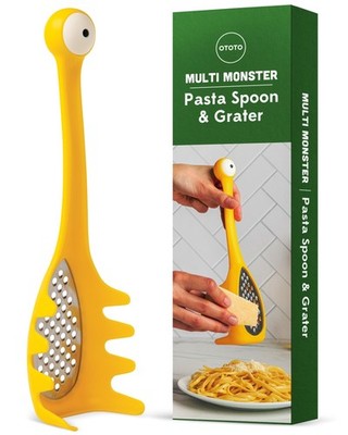 OTOTO Pasta Spoon & Spaghetti - Cooking Gadgets, One Size, Yellow