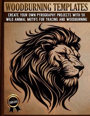 Woodburning Templates: Pyrography Patterns for Tracing and Wood Burning - Creati