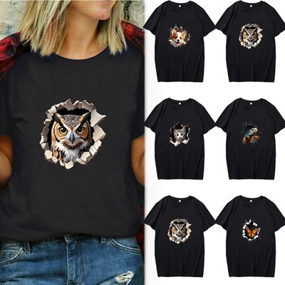 Creature Hole Art Kurzarm Herren Damen Uni T-Shirt XXS - 5XL Kurzarm Tops