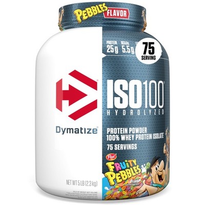 Build Lean Muscle - Dymatize ISO100 Fruity Pebbles Protein 75 Servings