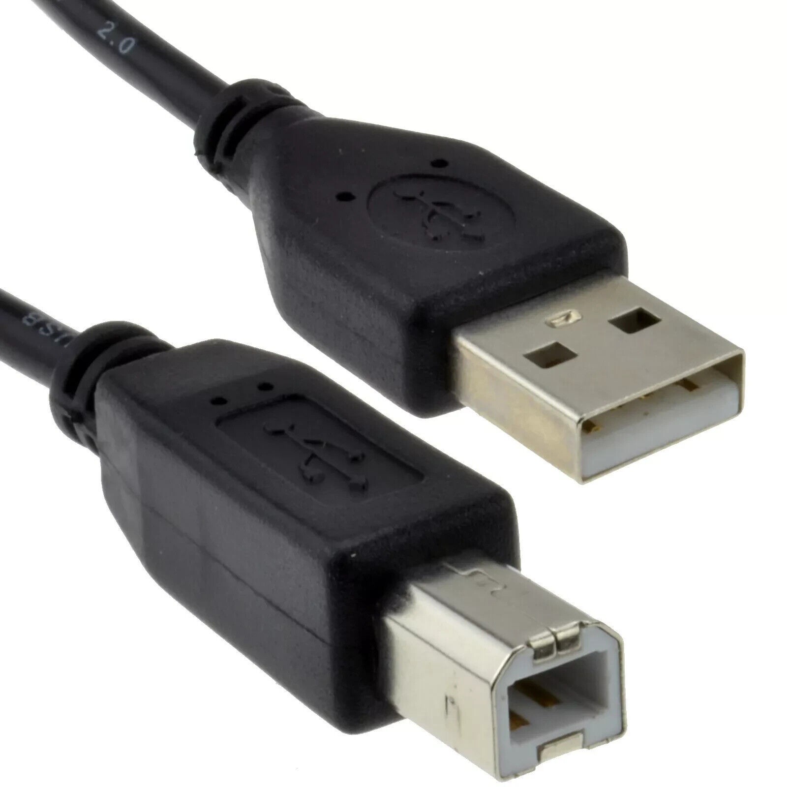 USB 2.0 Printer/Scanner Cable A to B Male Lead 1.5m for HP Canon Epson Brother