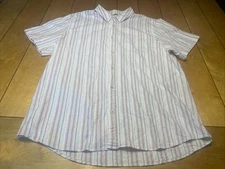 Marine Layer Shirt Mens XL Striped Button Up Short Sleeve One Pocket Casual