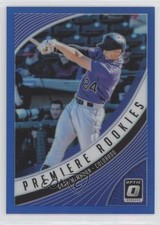2018 Panini Donruss Optic Premiere Rookies Blue Prizm 4/149 Ryan McMahon 0n7b