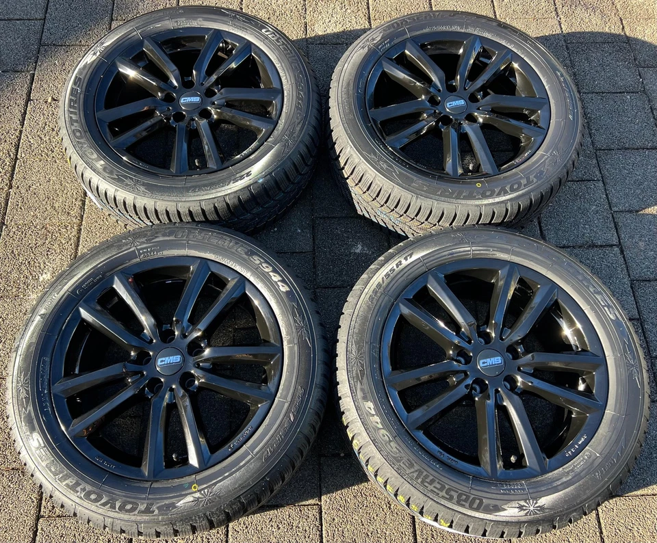 4 ALU 17" WINTERRÄDER AUDI A4 ALLROAD 8K A6 4G 225/55R17 101V TOYO 2024 NEU - Bild 2 von 4