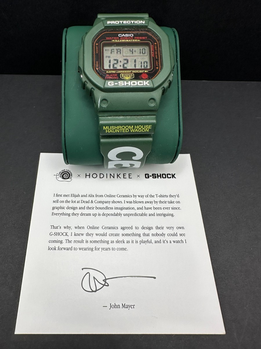 Casio G-Shock DW-5600VT Online Ceramics x Hodinkee John Mayer