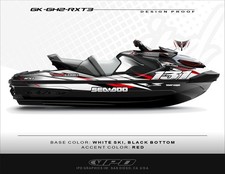 IPD Jet Ski Graphic Kit for Sea-Doo Gen-3 GTI, GTR, Wake & RXP-X (GH2 Design)