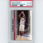 Graded 2003-04 Upper Deck LEBRON JAMES 3 Phenomenal Beginning Rookie Card PSA 10