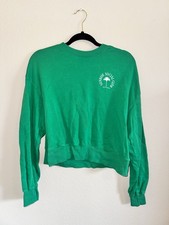 Old Navy Pullover Sweatshirt Green Classic Crewneck Long Sleeve Logo S