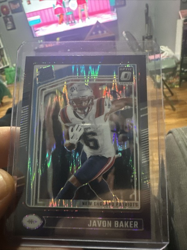 2024 Panini Donruss Optic Rated Rookie Purple Shock Prizm Javon Baker #245 (RC)