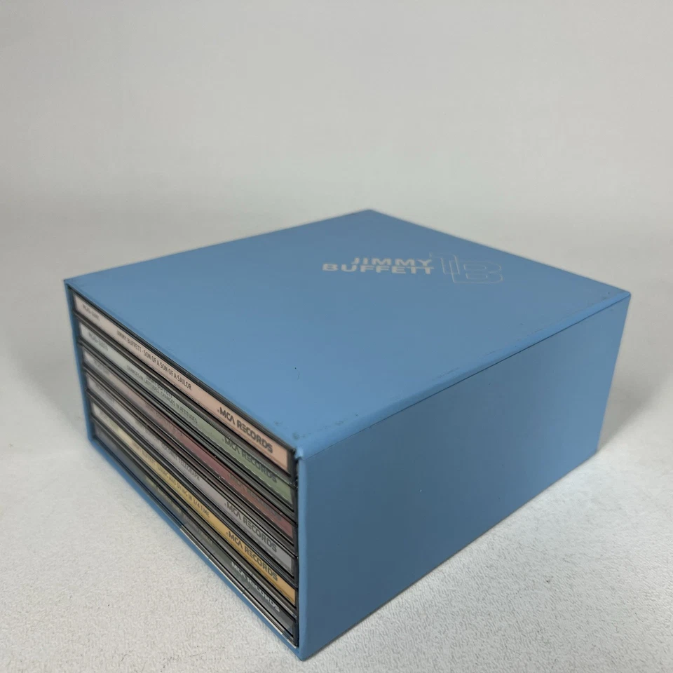 Jimmy Buffett BOX SET 6 CDs Son Changes A1A Living Feeding MCA Records Blue - Image 3 of 4