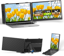 Laptop Screen Extender 14", FHD 1080P Portable Monitor for Laptop, Light Monitor