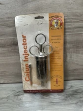 New Open Box Signature Series Quality Metal 6” Cajun Marinade Injector Free Ship