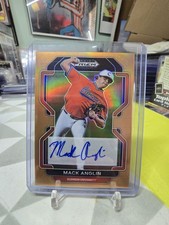 2022 Panini Prizm Draft Picks /20 Neon Orange Mack Anglin Auto #PDP205 Clemson