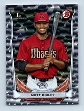 2014 Bowman Draft Picks & Prospects Matt Railey Silver Ice Arizona Diamondbacks