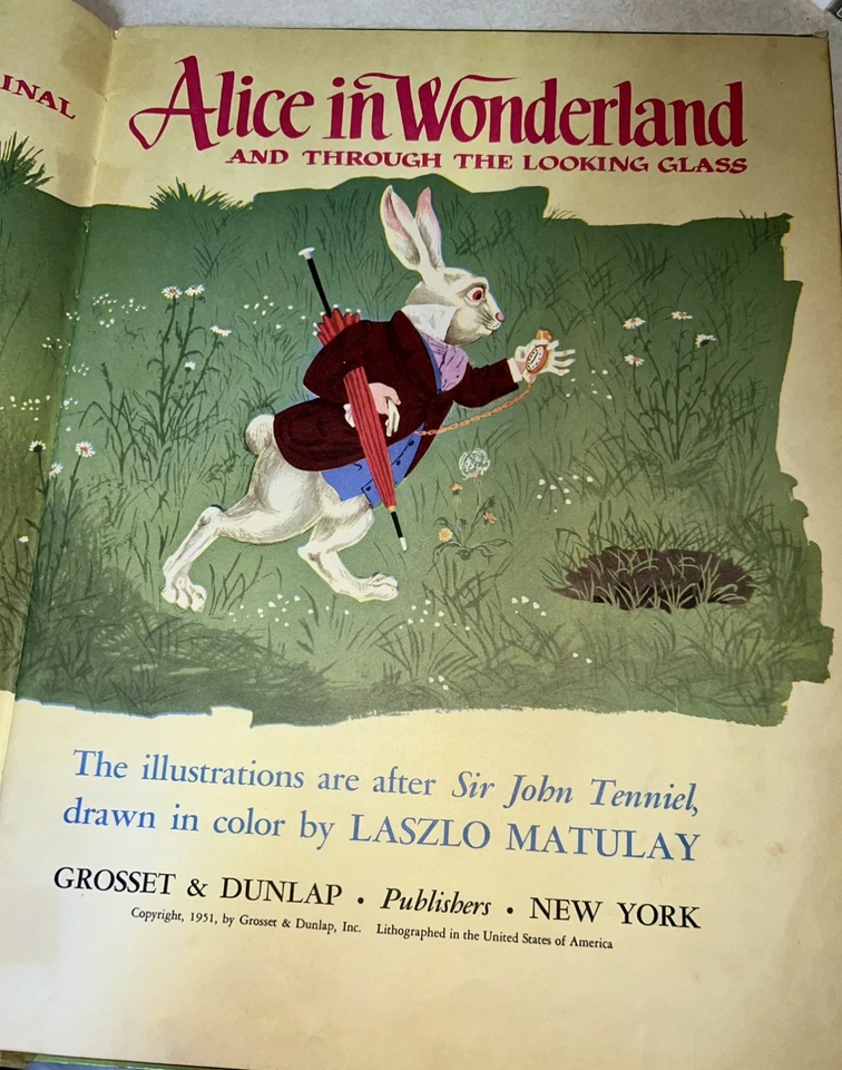 Adventures From The Original Alice In Wonderland And Through The Looking Glass - Image 2 of 3