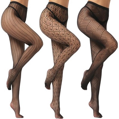 Sexy Elastic High Waist Tights, Fishnet Stockings, Thigh High Stockings, Tigh...