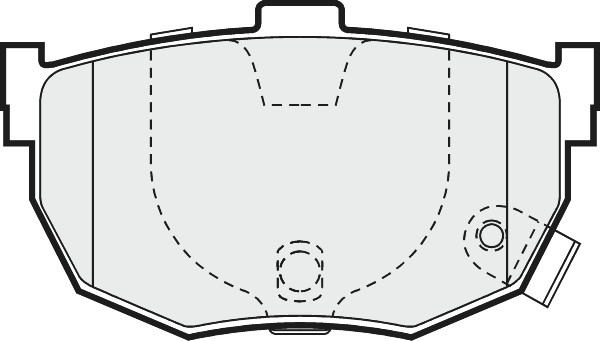 Brake Pads Set fits HYUNDAI ELANTRA XD 1.8 Rear 00 to 06 Proformer Quality