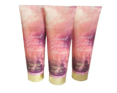 Victoria's Secret Sweet Golden Blooms Fragrance Lotion 8 oz each - 3 Pack