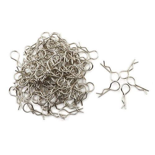 100* Stainless Steel Pin Shell Body Clips Steel For RC Model Car HPI HSP Parts d - Picture 5 of 13