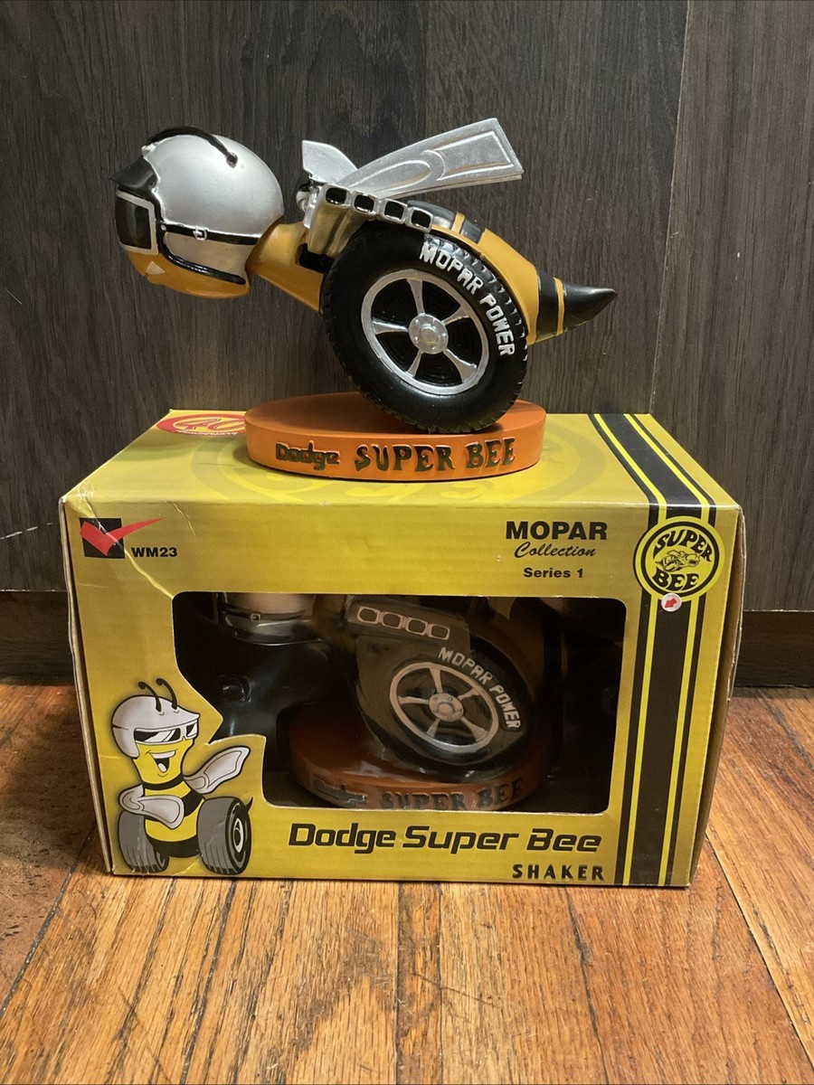 New Dodge Super Bee Bobblehead Butterscotch Bent Rod Garage Shaker