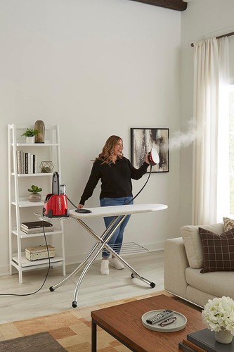 Plancha de vapor Laurastar Lift en rojo original - Imagen 7 de 8
