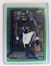 2025 Topps Chrome Mike Green RC 41/99 - Baltimore Ravens