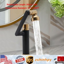360  Rotating Hot  Cold Faucet Kitchen Bathroom Sink Tap Brass Washbasin Faucet