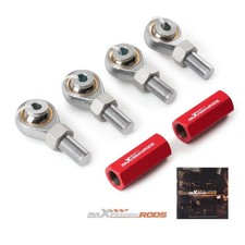 2x Alignment Kit Adjustable Rear Toe Arms For 1988-2000 Honda Civic Del Sol Crx