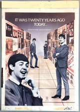 BEATLES Original 1984 Cashbox Ad Art Proof Color Separations "Beatles 20" Rare