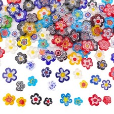 Youway Style Millefiori Glass Mosaic Tiles for Crafts, Flower Mosaic Glass Pi...
