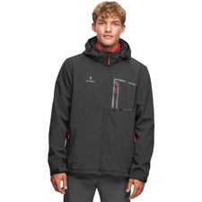 Alpinus Giacca softshell City Stenshuvud Uomo Concappuccio Cappotto Nero