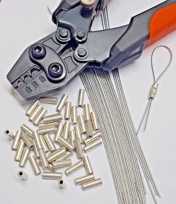 50x 12 mm ELEKTROMZÄHLER SICHERHEITSSIEGEL & DRÄHTE MANIPULATIONSSICHER & RACHET CRIMPWERKZEUG